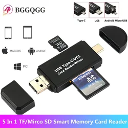Lector de tarjetas USB C múltiple microSD