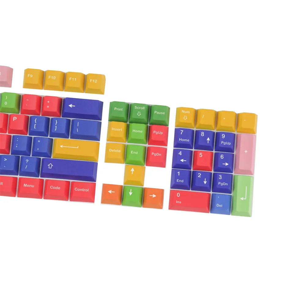 GMK-teclas manuales de 133 teclas, Material PBT a todo Color, sublimación de tinte, teclas retroiluminadas, diseño ANSI para teclado mecánico estándar - imagen 5