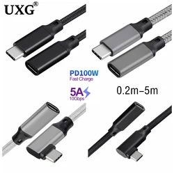 Cable Extensor USB-C Macho-Hembra 100W 10Gbps Gen2