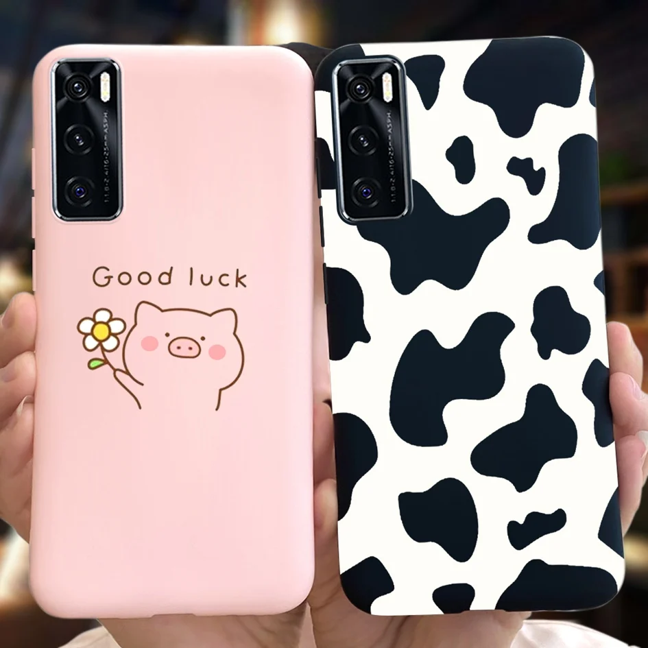 Funda suave de vaca para Vivo V20 SE 2020, carcasa de silicona a prueba de golpes, delgada, para teléfono VivoV20 SE V 20 SE V2022 V2023