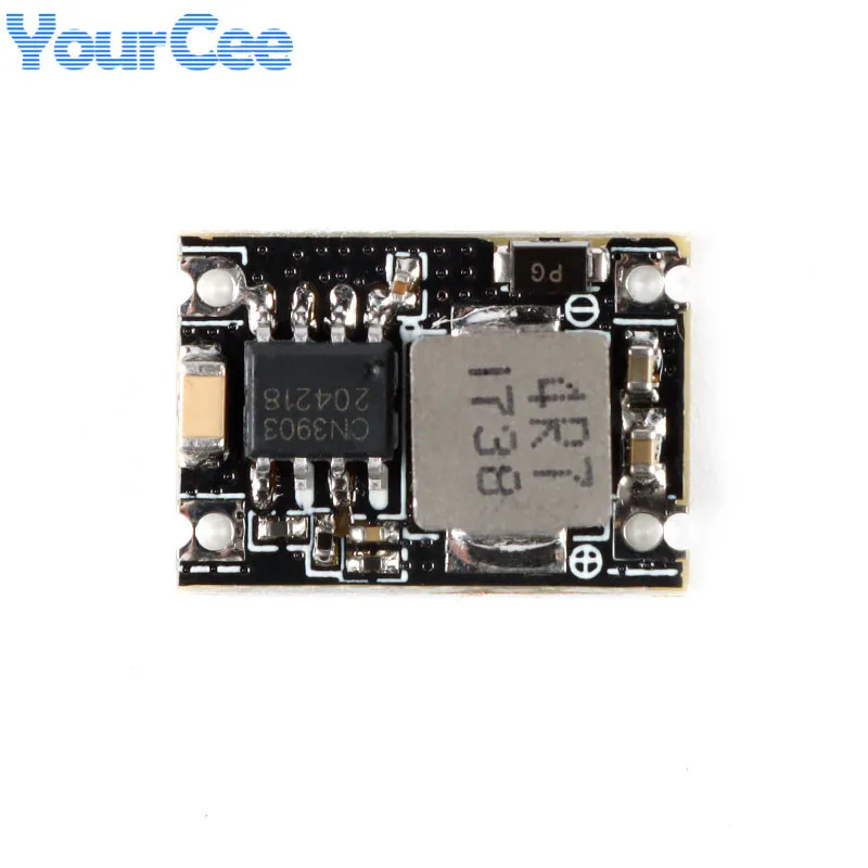 10 uds/1pc 3A Mini DC-DC módulo de placa convertidora reductora 5V-30V a 3,3 V 5V DC regulador de voltaje placa PCB módulo de alimentación - imagen 5