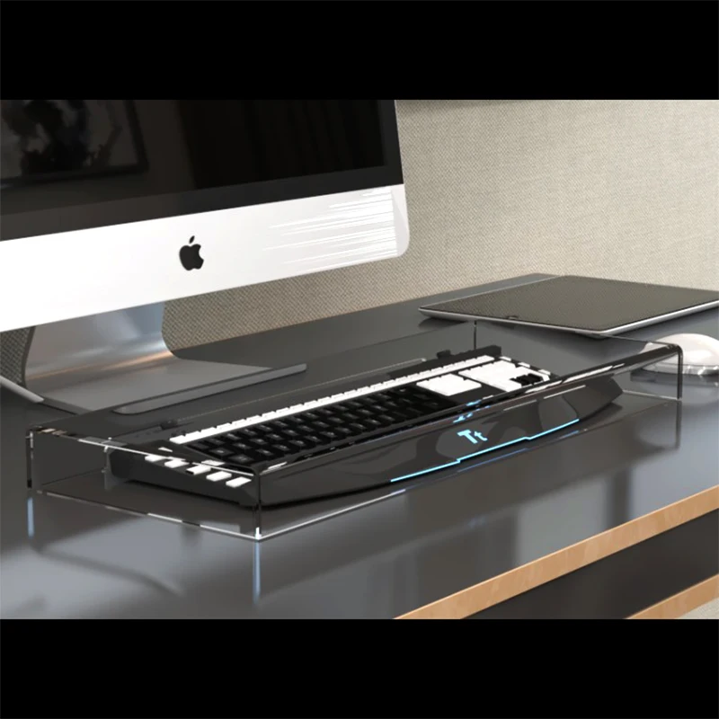Cubierta acrílica a prueba de polvo para teclado capacitivo, cubierta transparente para teclado mecánico y ratón, nuevo - imagen 5