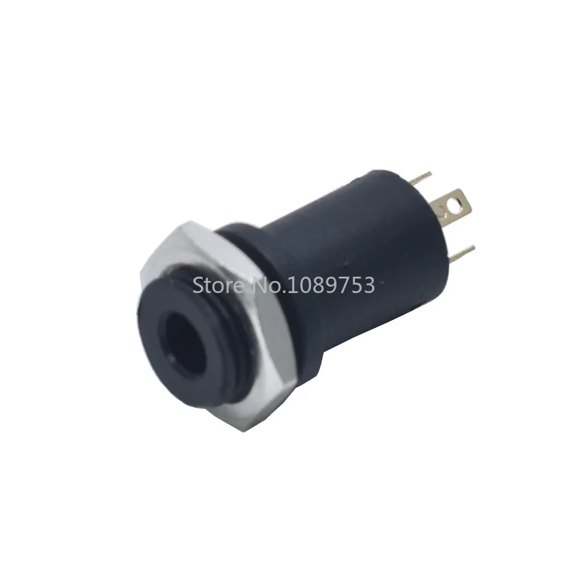 Piezas de clavija para auriculares de 10 PJ-31640 y 3,5mm con tuerca, cuatro canales de cobre chapado en oro con Base de Audio Vertical - imagen 2