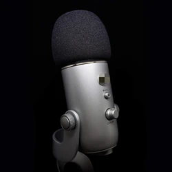 Parabrisas de micrófono Blue Yeti de espuma profesional, antipop