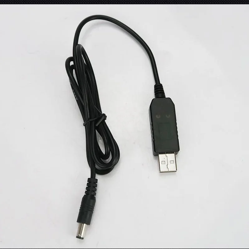 La fuente de alimentación móvil de línea de conversión USB de 5V a 9V y 12V está conectada a la línea de conexión del enrutador, luz indicadora de Cable de tensión - imagen 5