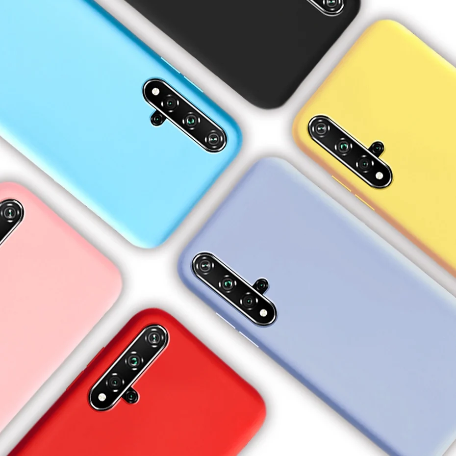 Para Huawei Nova 5T funda protectora trasera ultrafina suave TPU fundas de silicona para Huawei Nova 5T Nova5t 5 t Fundas - imagen 3