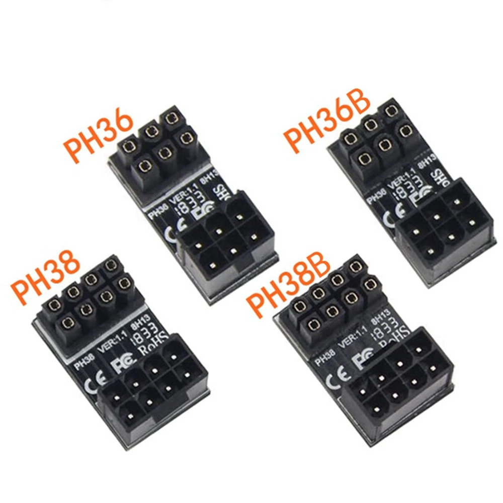 ATX 6 pines/8 pines M kondnlichen 180 Gr Abgewinkelt zu 6 pines/8 pines Weibliche adaptador de corriente lote escritorios Grafikkarte