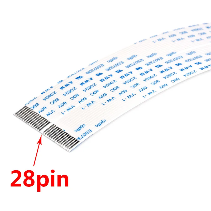 Cable de cabezal de impresión Xp600, Cable de datos para Epson XP600 TX800, 28 Pines, 40cm, Cable plano FFC, 10 Uds.