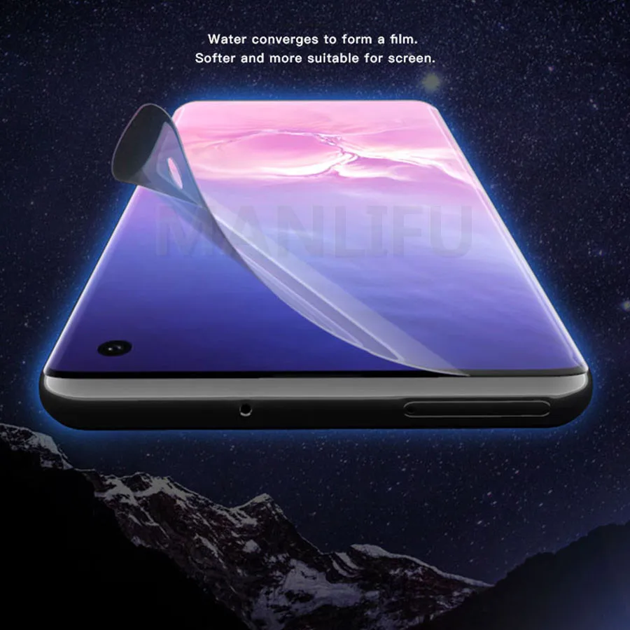 Película protectora de pantalla de hidrogel de silicona suave para Samsung Galaxy Note 20, Ultra S20 Plus, A51, A71, A50, 20D - imagen 3