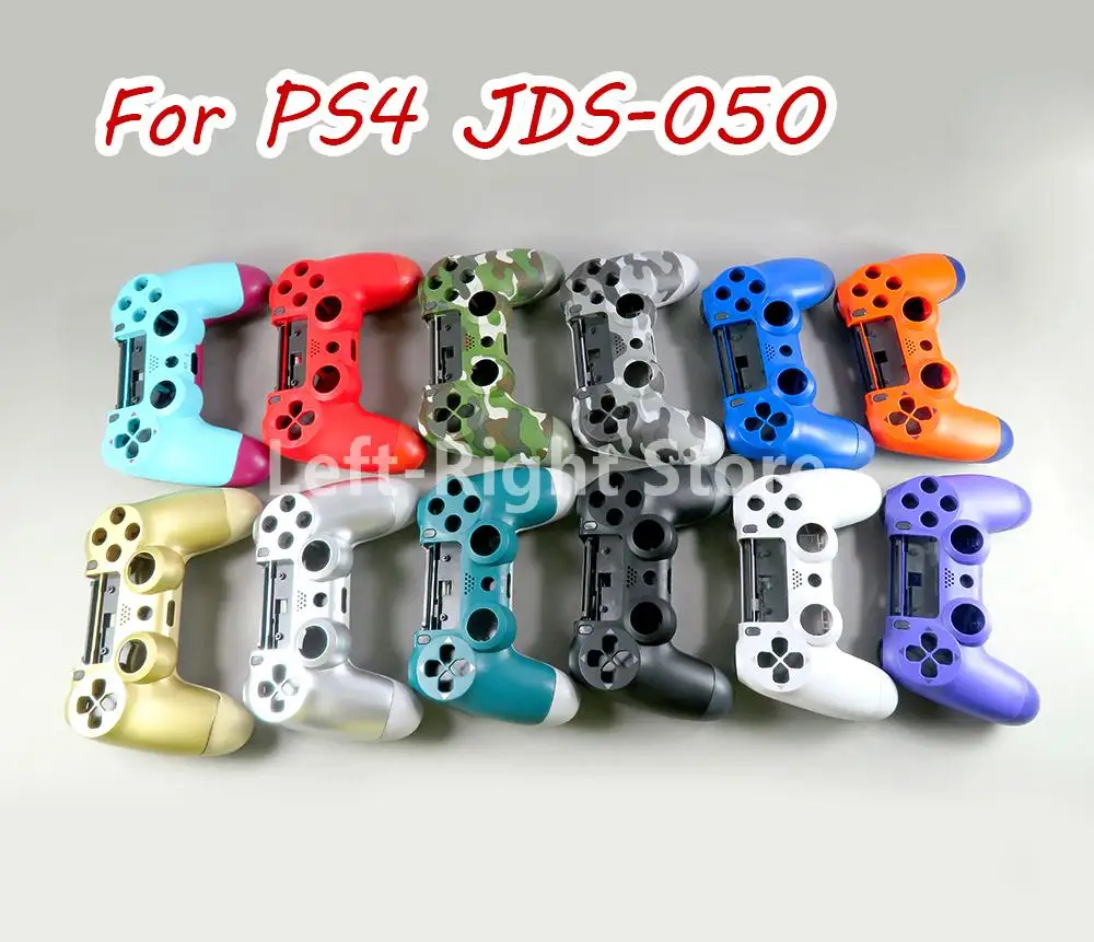 1 Juego de carcasa completa para PS4 versión 5,0 JDS-050 JDS 055 JDM050 controlador de carcasa piezas de repuesto Joystick