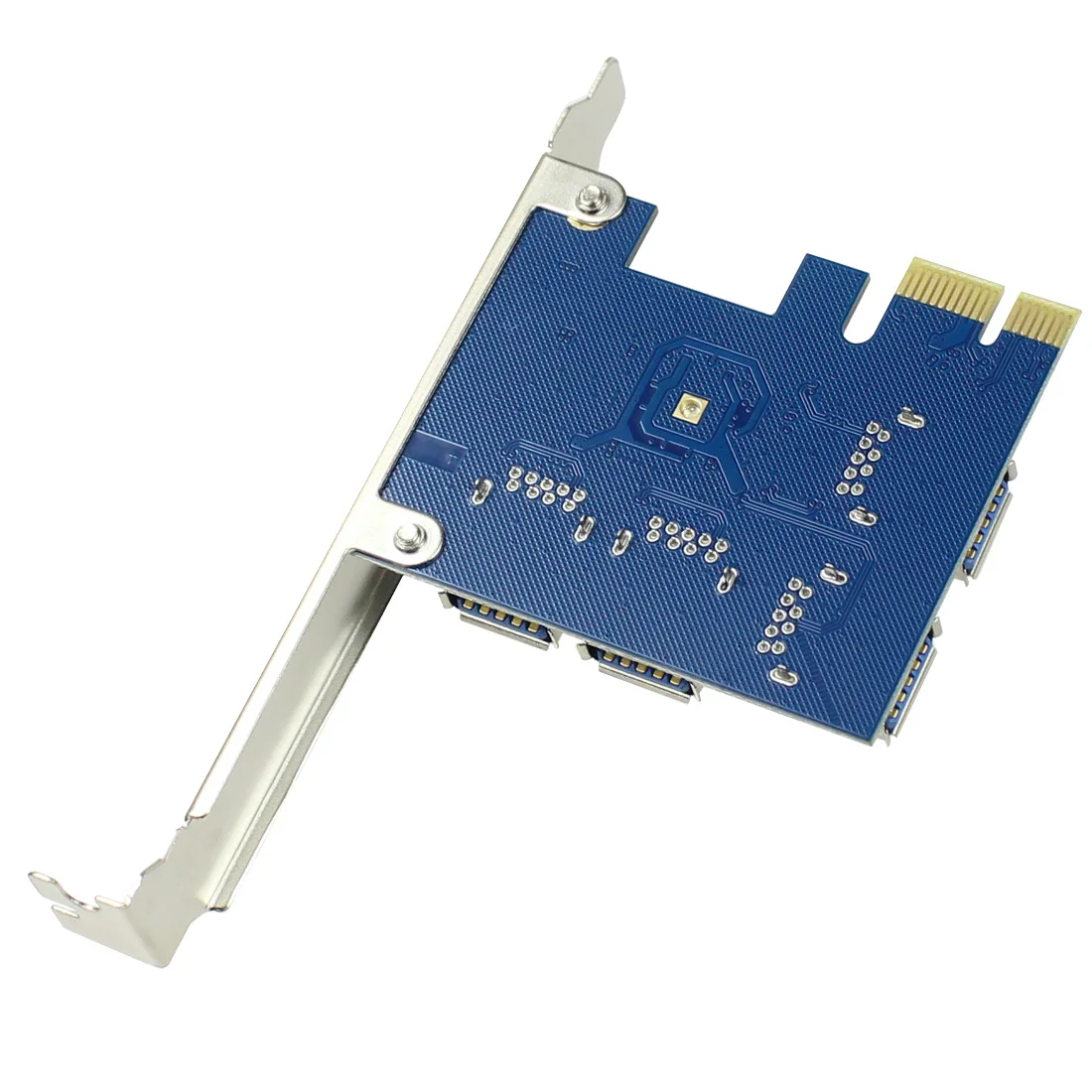 Tarjeta elevadora XT-XINTE PCI-E, Multiplicador de Puerto PCIe USB, PCI Express, PCIe 1 a 4, tarjeta adaptadora PCI-E para máquina minería BTC - imagen 2