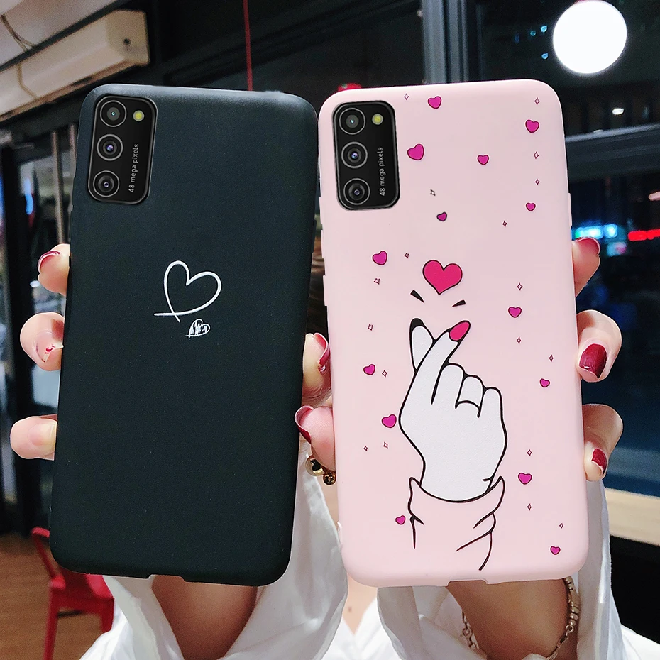 Para Samsung Galaxy A41 funda trasera pintada suave funda de teléfono de silicona para Samsung A41 fundas para Coque Samsung Galaxy A41 cubierta - imagen 5