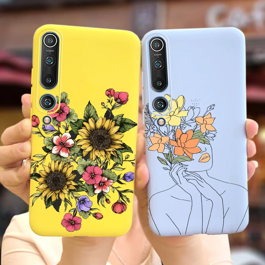 Para Xiaomi Mi 10 Pro funda bonita de moda cubierta pintada de caramelo para Xiaomi Mi 10 Mi10 Pro 5G Fundas Mi 10S Fundas de silicona suave parachoques - imagen 3