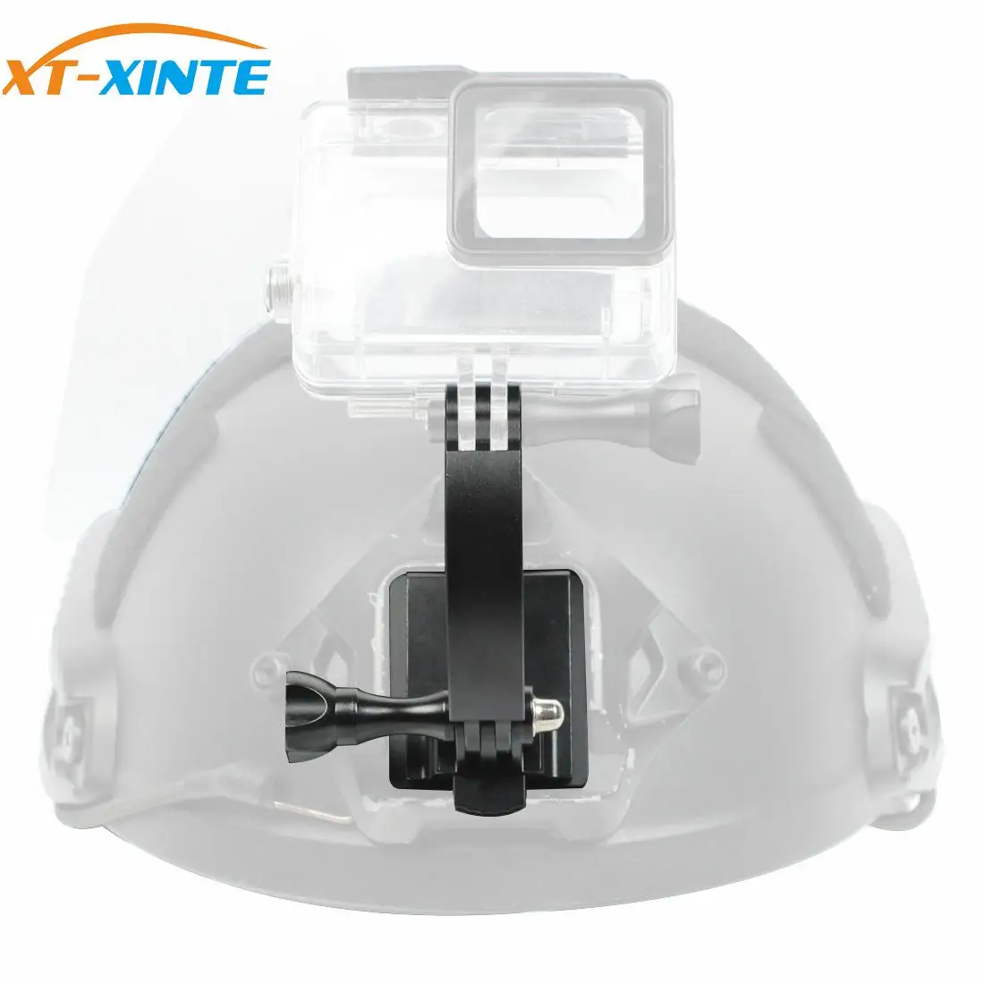 Base de soporte de montaje de casco NVG de 3 orificios de aluminio con adaptador de tornillo de brazo de extensión para Gopro YI Sjcam EKEN para cámara de acción OSMO