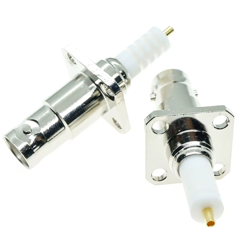 Conector SHV 5000V RP-BNC hembra brida - imagen 5