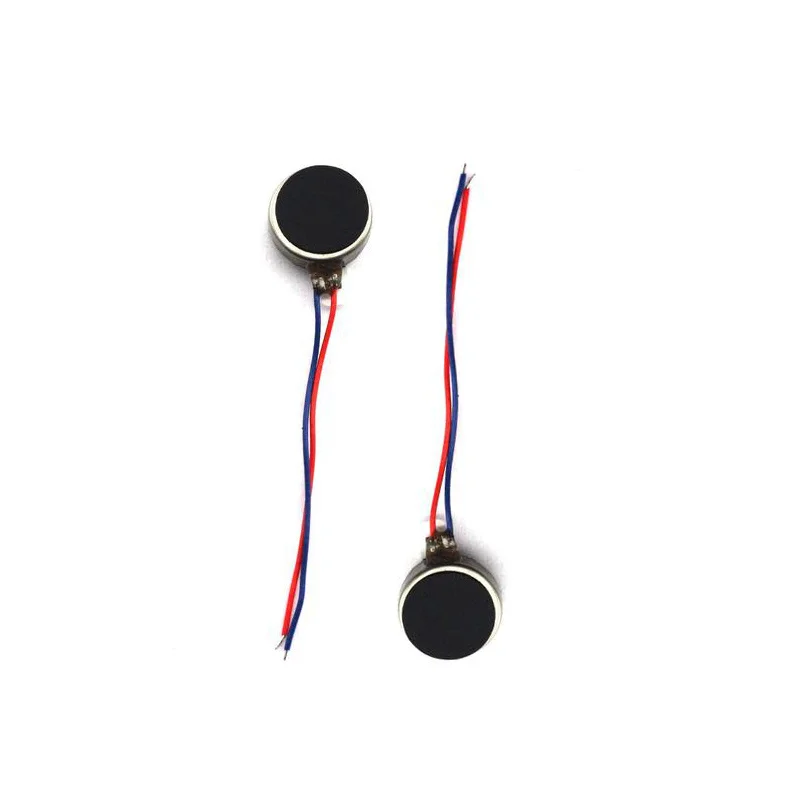 10 Uds Mini Motor de vibración DC 3V 12000rpm moneda plana tipo botón Micro DC Motor vibratorio para teléfono móvil buscapersonas tableta - imagen 4