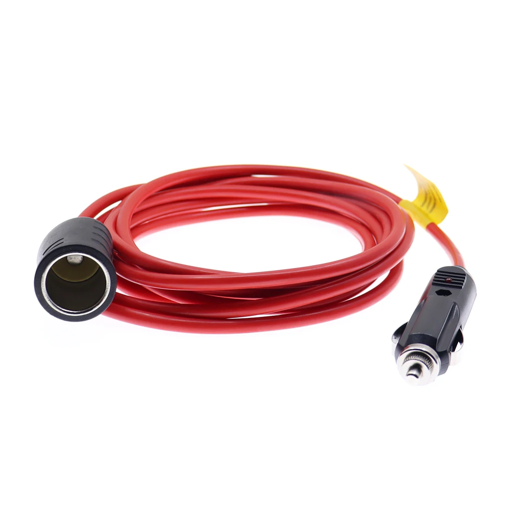 Encendedor de cigarrillos de coche, adaptador de Cable de extensión de enchufe de alimentación de 12V, 24V, 10A, encendedor de cigarrillos de coche fundido, 3m, 12 pies - imagen 5