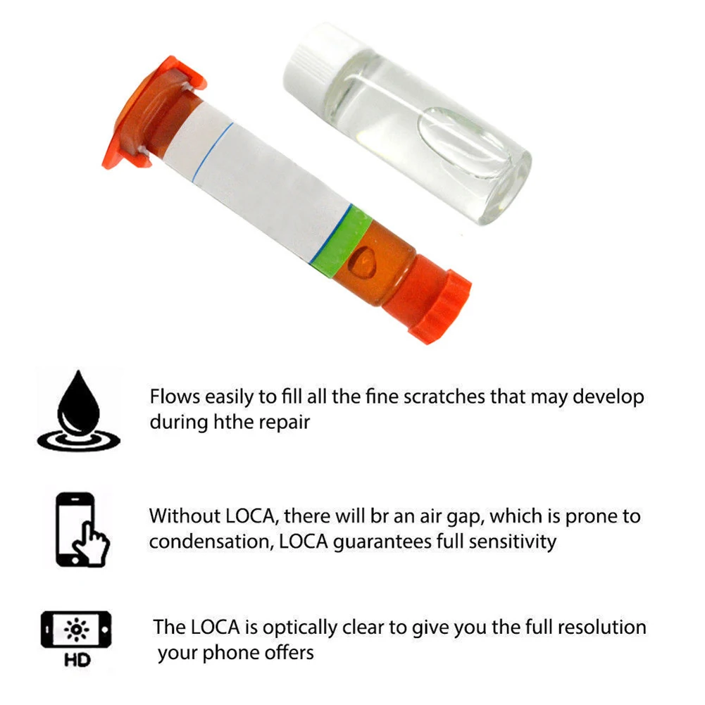 Kit de reparación de pantalla de vidrio frontal con herramienta para Galaxy S8 SM G950F G950 Kit de reparación de vidrio de repuesto con pegamento - imagen 4