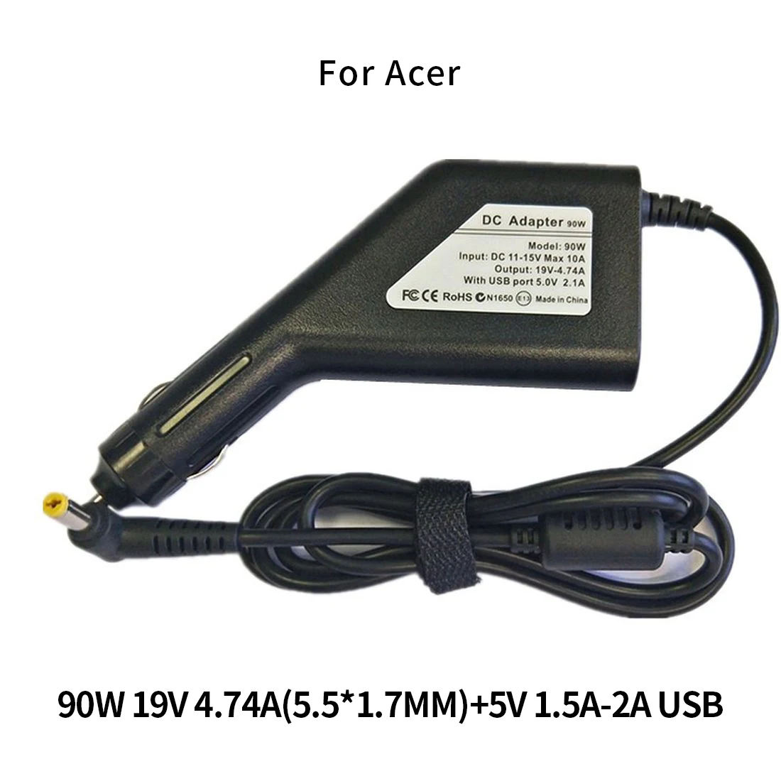 1x90W 65W 45W 19V 20V cargador de coche portátil USB DC AC adaptador de fuente de alimentación portátil para IBM/Lenovo/Acer/HP/DELL/ASUS/SONYSamsung - imagen 2