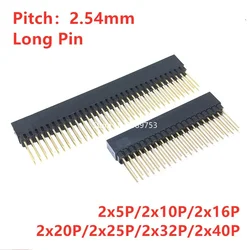 Conector Header Hembra 2x20 Pines 2.54mm PCB