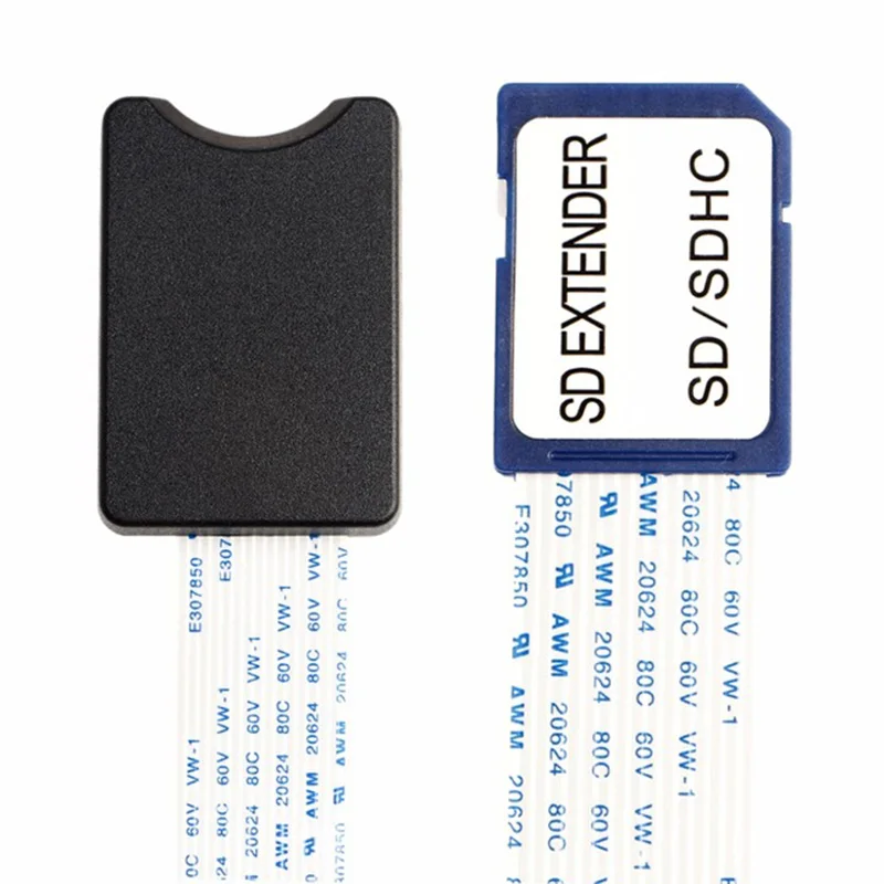Adaptador Extensor Flexible Tarjeta SD Hembra Macho para Cámaras GPS