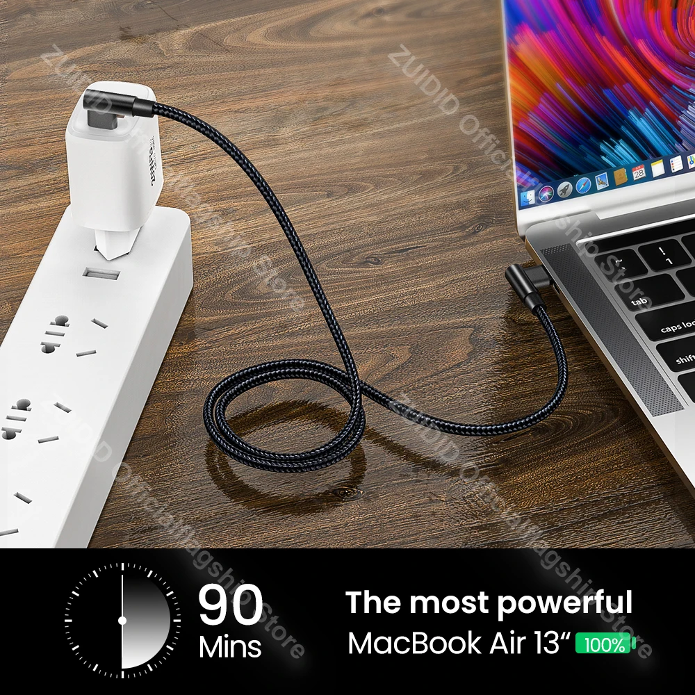 Cable USB-C 60W carga rápida compatible Samsung Huawei Xiaomi - imagen 5