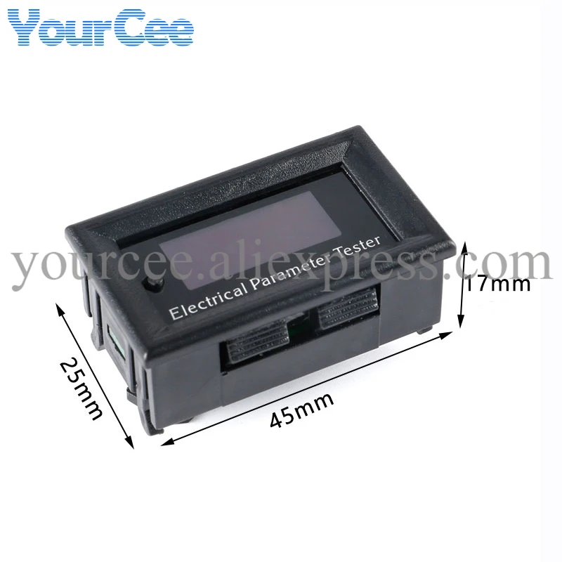 Probador multifunción OLED 33V 100V voltaje corriente tiempo temperatura capacidad voltímetro amperímetro medidor eléctrico pantalla blanca - imagen 3