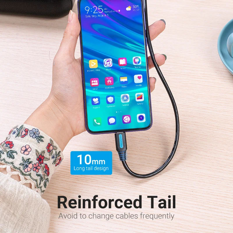 Vention Cable USB-C Carga Rápida Samsung Galaxy S10/S9 Huawei P20 Pro - imagen 3