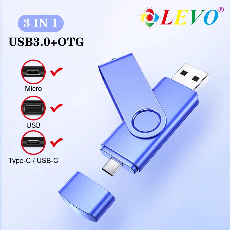Adaptador OTG 3 en 1 USB Tipo C Micro - imagen 2