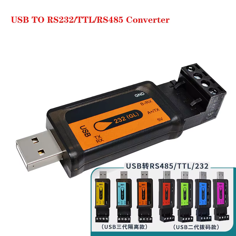 Conversor USB a Serie RS232/RS485 CH340 Aislado