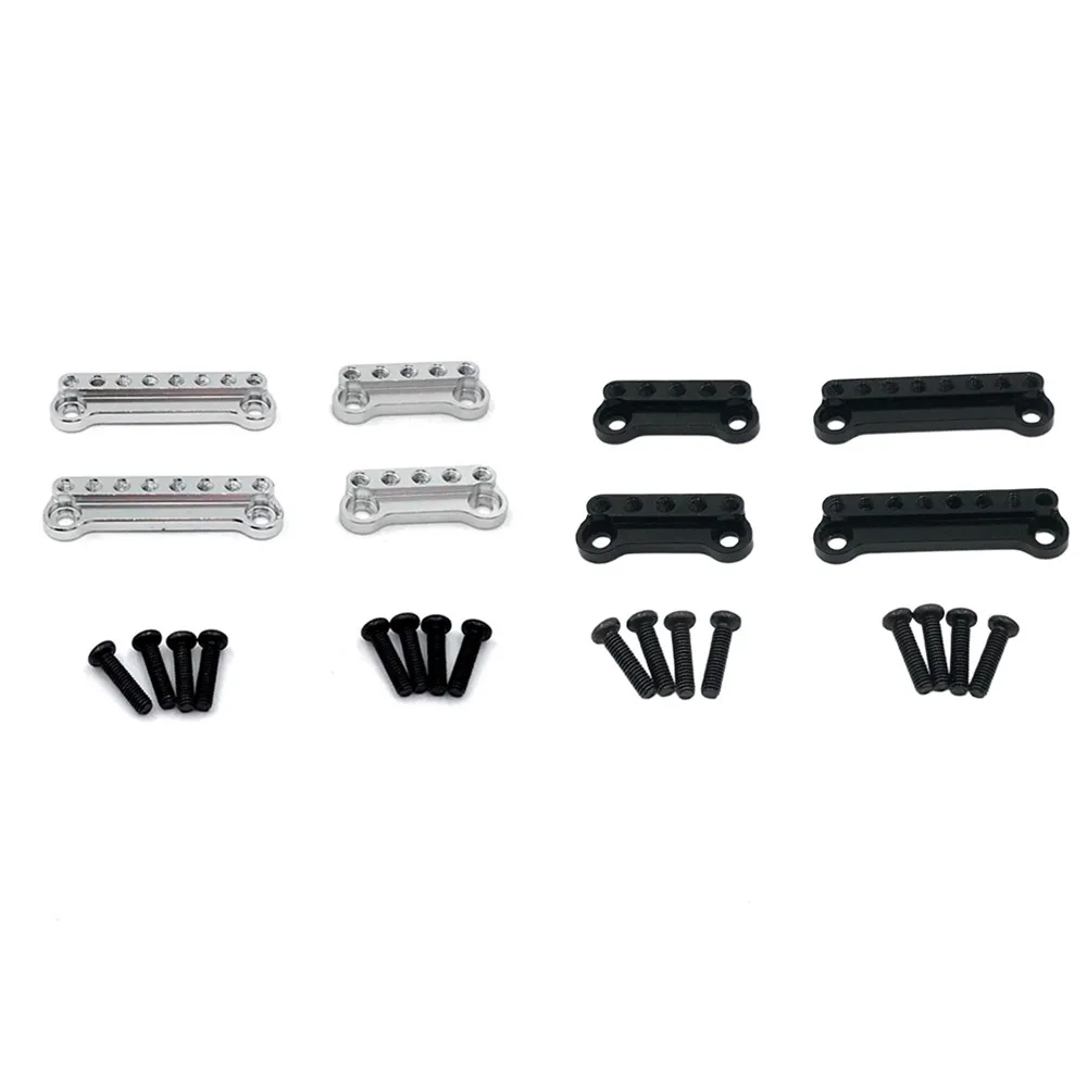 2 piezas de repuesto de mejora de torre de choque de Metal para coche teledirigido 1:12 MN D90 D91 99S WPL C14 C24