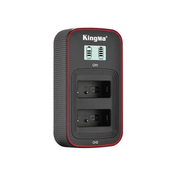 Cargador KingMa doble LCD batería LP-E17 para Canon EOS RP, 850D y más