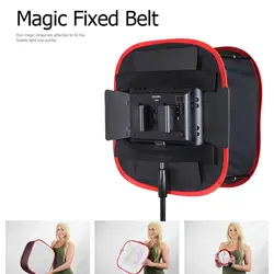 Difusor de luz de flash plegable Softbox redondo LED para fotografía