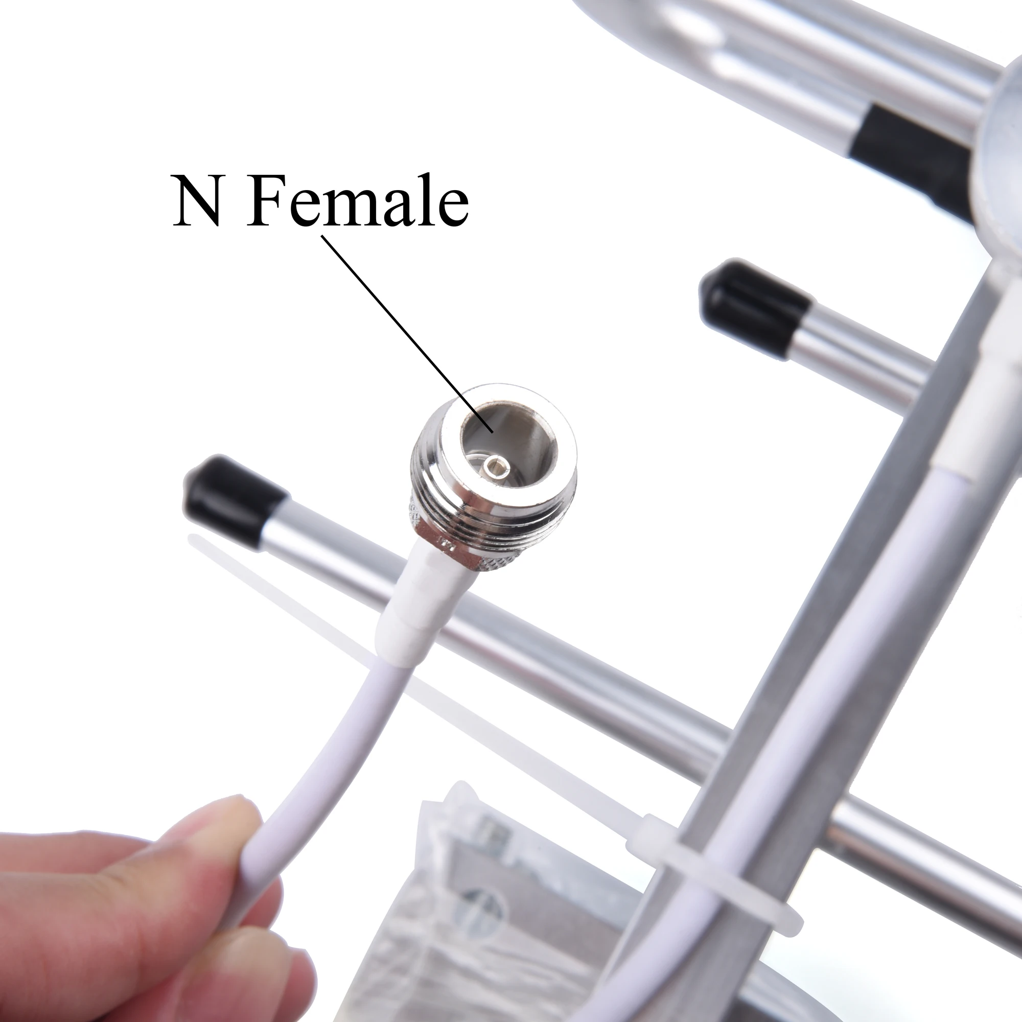 Antena Yagi LTE Exterior N con Cable Coaxial para Inalámbricos - imagen 4
