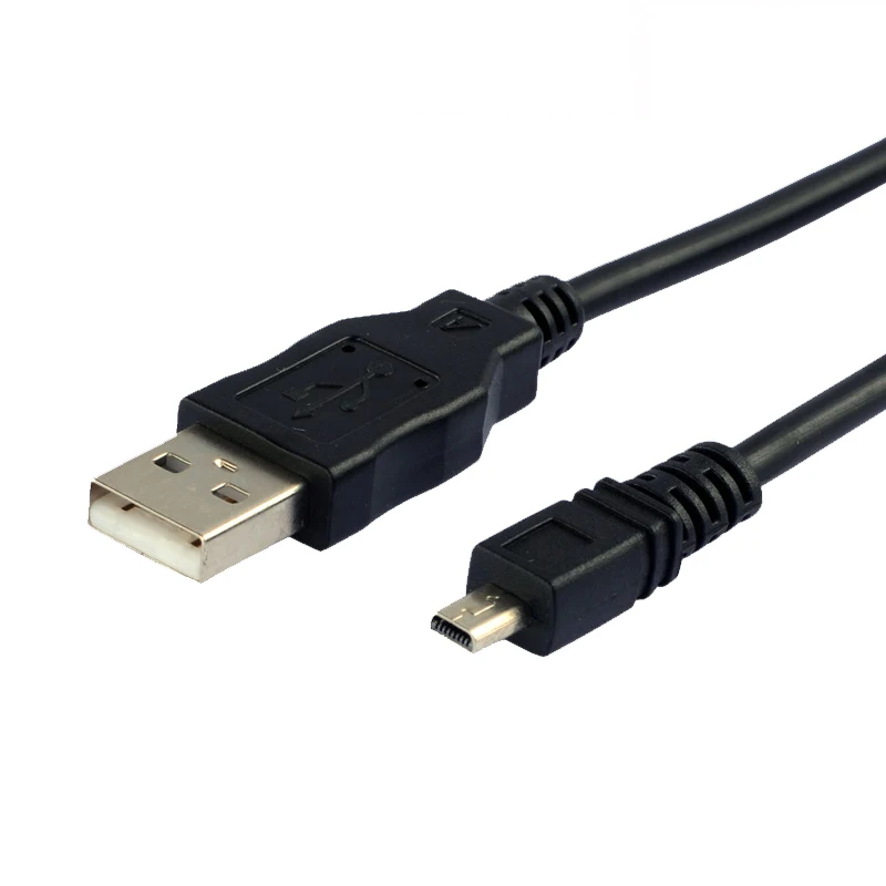Cable de datos USB para cámara, Cables de transferencia de sincronización de carga de datos, Cable de 8 pines para Nikon Olympus Fuji Sony MP3, cable de gran oferta de 1,5 M - imagen 5