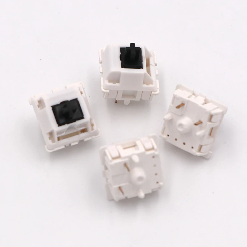 Original Everglide Dark Jade Switch Contactor dorado 5 pines RGB interruptores táctiles para teclado mecánico personalizado 67g