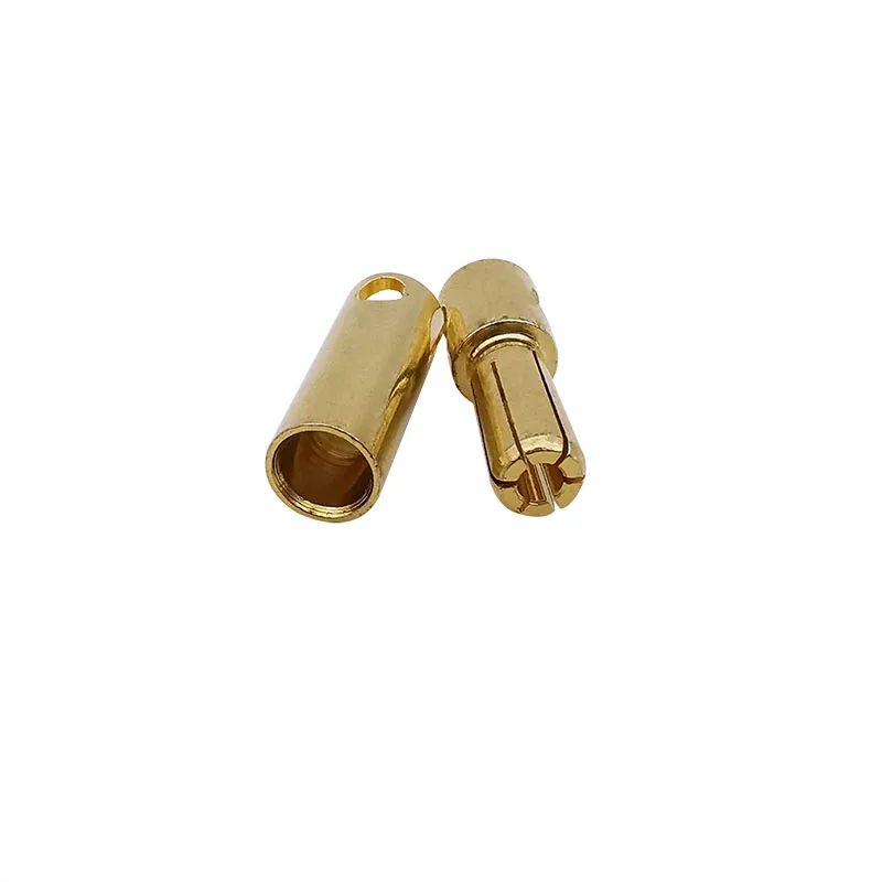 Conector de enchufe Banana de bala chapado en oro para batería RC, modelo ESC, 5mm, 6mm, 8mm, 1 par - imagen 4