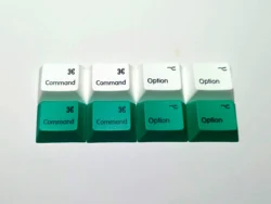 Teclas PBT Dye Sub MX Switch 1.25U 1.25X para teclado mecánico macOS R1