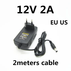 Transformador 12V 2A para Tiras LED y Cámaras CCTV