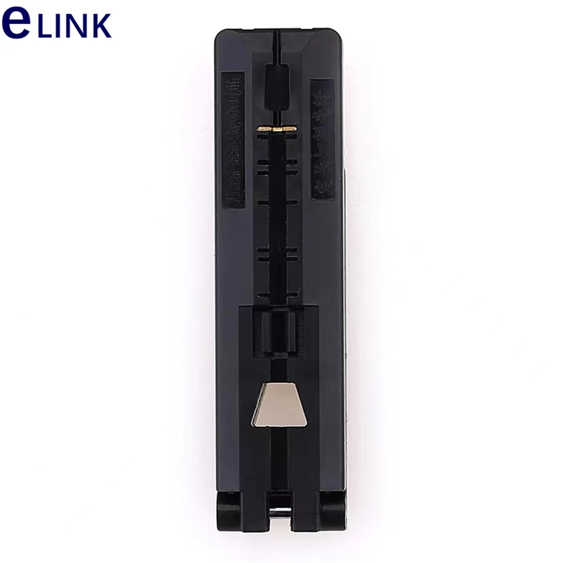 10 Uds 2 en 1 pelador plegable de carril guía de longitud fija para corte de recubrimiento de cables herramienta ftth montaje en frío ELINK - imagen 2