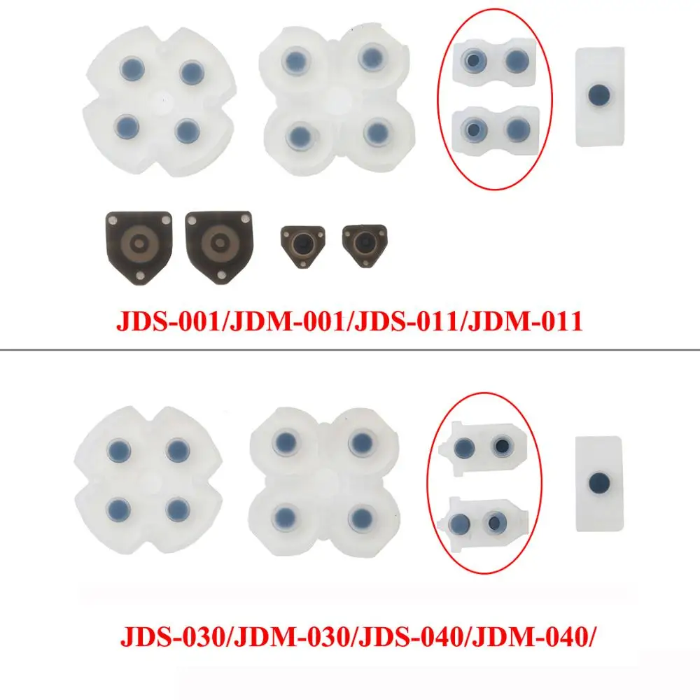 YuXi R2 L2 L1 R1 botones de disparo Mod Kit PS4 Pro Slim JDS JDM 055 050 040 030 011 controlador analógico Stick tapas para PlayStation 4 - imagen 2