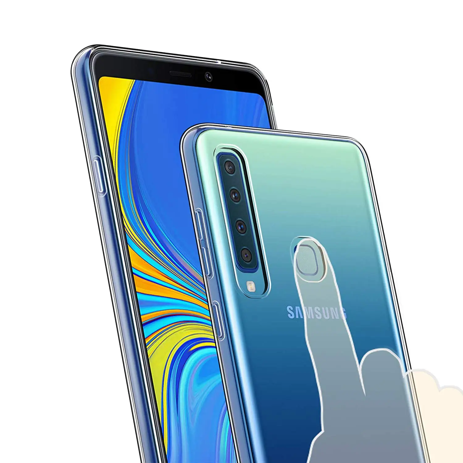 Funda de silicona TPU suave para Samsung Galaxy A9, 2018, A9S, fundas transparentes para teléfono, 360 de protección, Gel Delgado, Coque SM-A920F/DS Armor - imagen 5