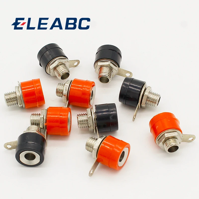 10 unids/lote poste de encuadernación de plátano de 4mm conector de plátano de 4mm