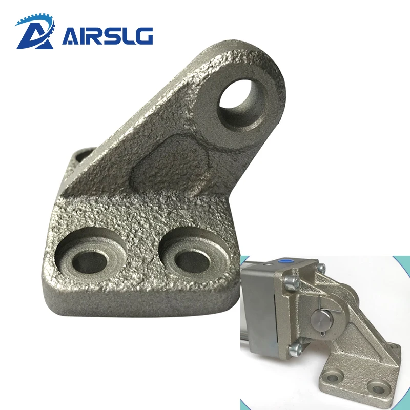 MDBB-base de montaje y fijación de cilindro MBB, varilla de cabeza de pie, brida lateral, soporte de pivote de doble abrazadera simple mb-f L D C B 03 04 05 - imagen 4