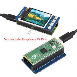 Módulo de pantalla LCD de 1,44 pulgadas, pantalla de 1,44 pulgadas, 65K, colores, 128 × 128 SPI para Raspberry Pi Pico