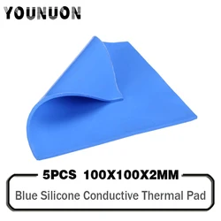 Almohadilla Térmica de Silicona 100 x 100 x 2 mm, 3,2 W/mK