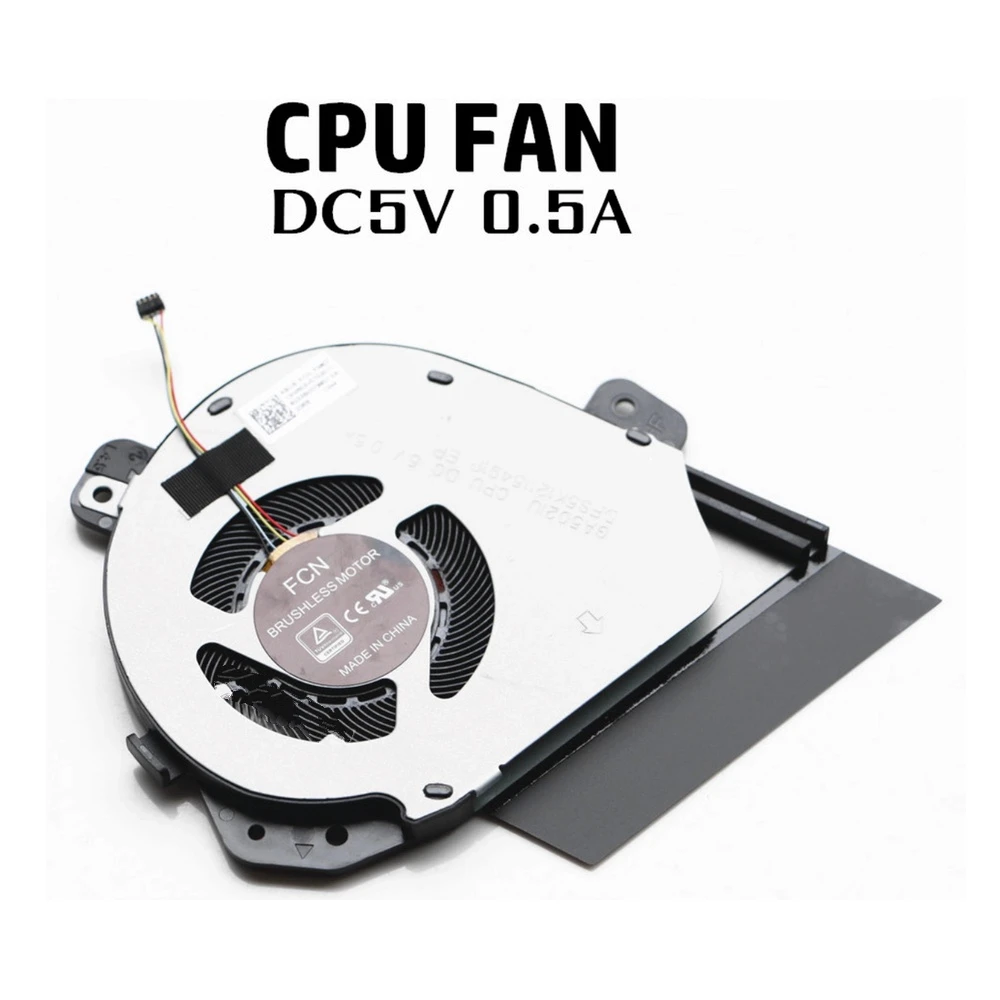 Ventiladores de refrigeración de 5V para ASUS ROG Zephyrus G15 GA502 GA502IU GA502IV CPU GPU ventiladores 13NR03V0T 020011 ​ 13NR0210AM0901 6033B 0079901 - imagen 3