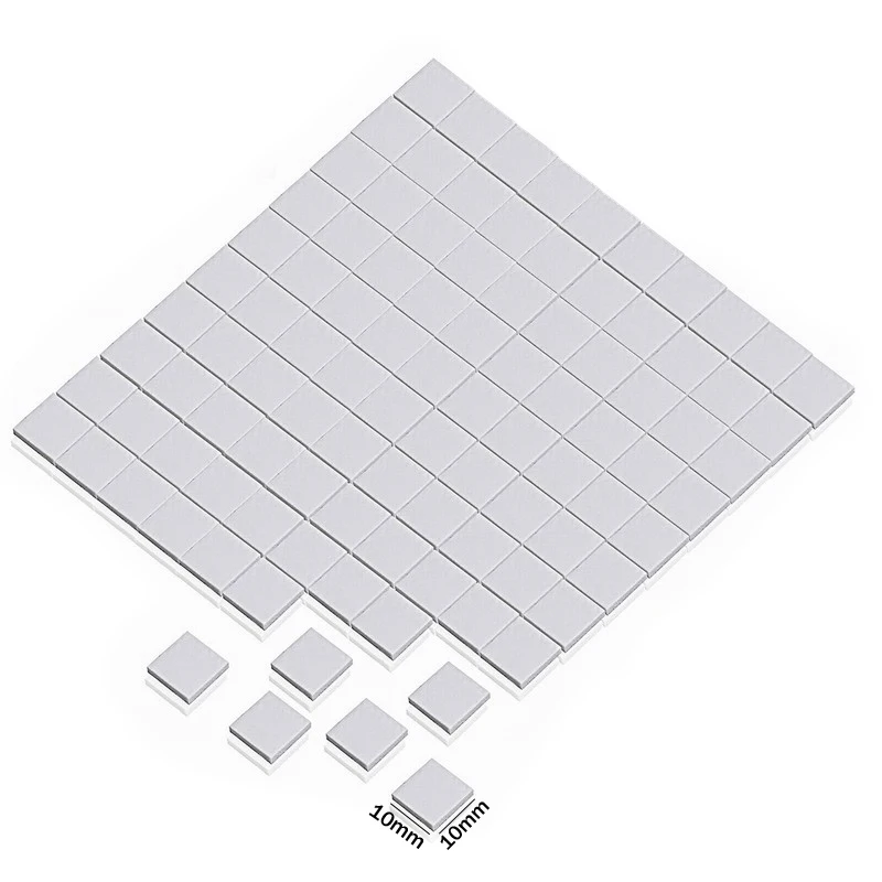 YOUNUON-almohadilla térmica sin tichks para CPU, almohadilla térmica de silicona conductora de refrigeración, 100x100mm, 0,5mm, 1mm, 1,5mm, 2mm, 3mm, 4mm, 5mm - imagen 2