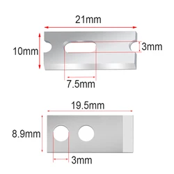 Cuchillas Repuesto Pelacables RJ45 – Acero Alta Velocidad