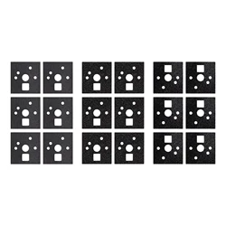 KPrepublic Pegatinas Espuma Teclado BM60/65/68 – Reduce Ruido